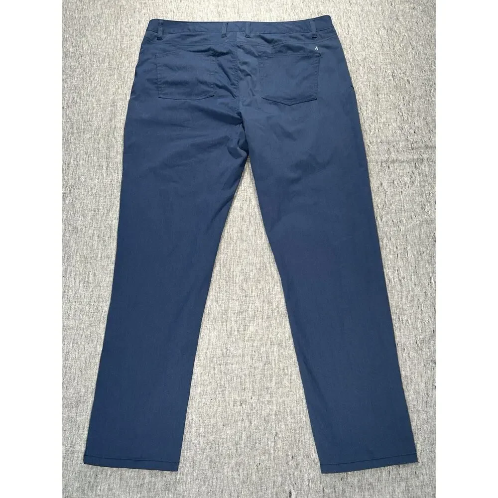 Johnnie O Marin Prep-Formance Pants Mens 40x32 High Tide 5-Pocket Stretch